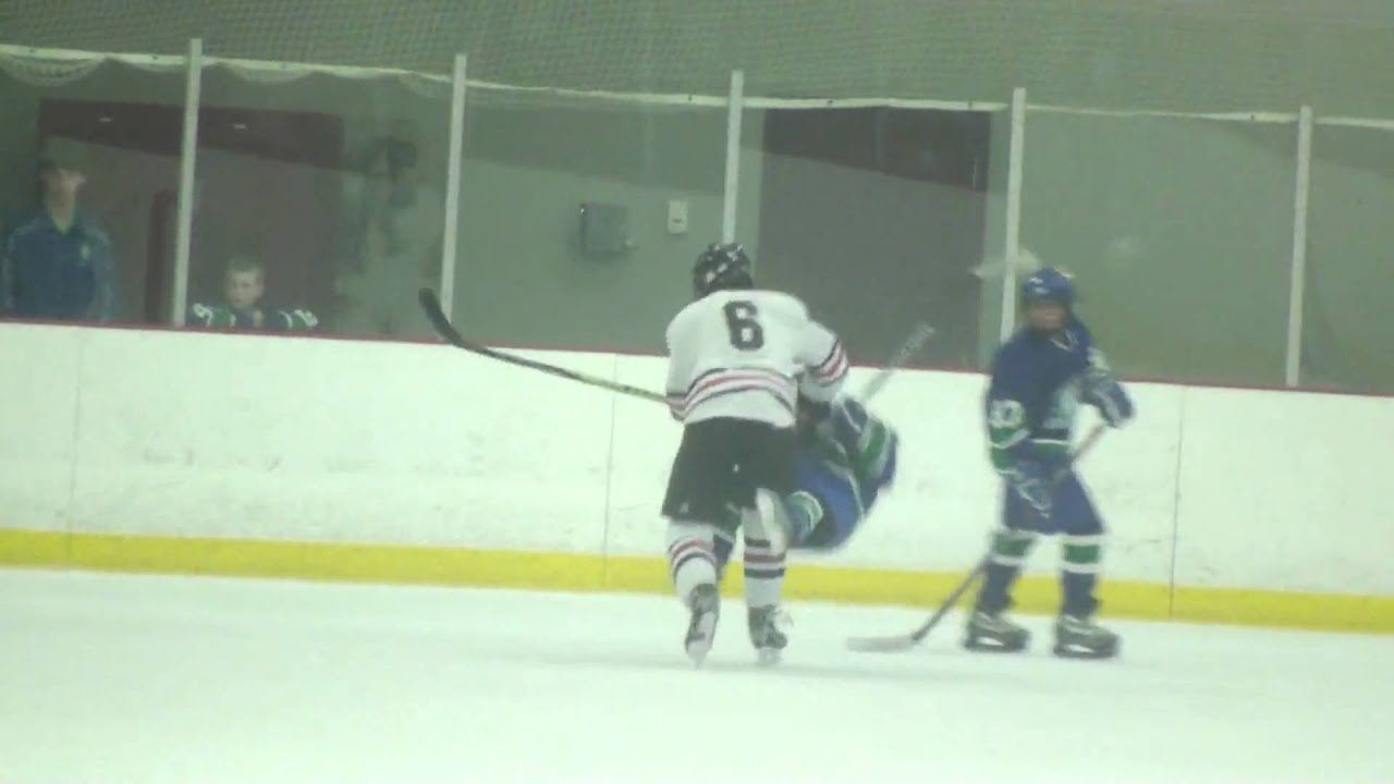 Open Ice Pee Wee Hockey Hit YouTube