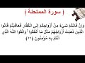 سورة الممتحنة الأية 11 