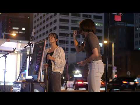モニタリング透明カラオケ暫定1位 rumi × miya cover『瞬き / backnumber』栄路上ライブ