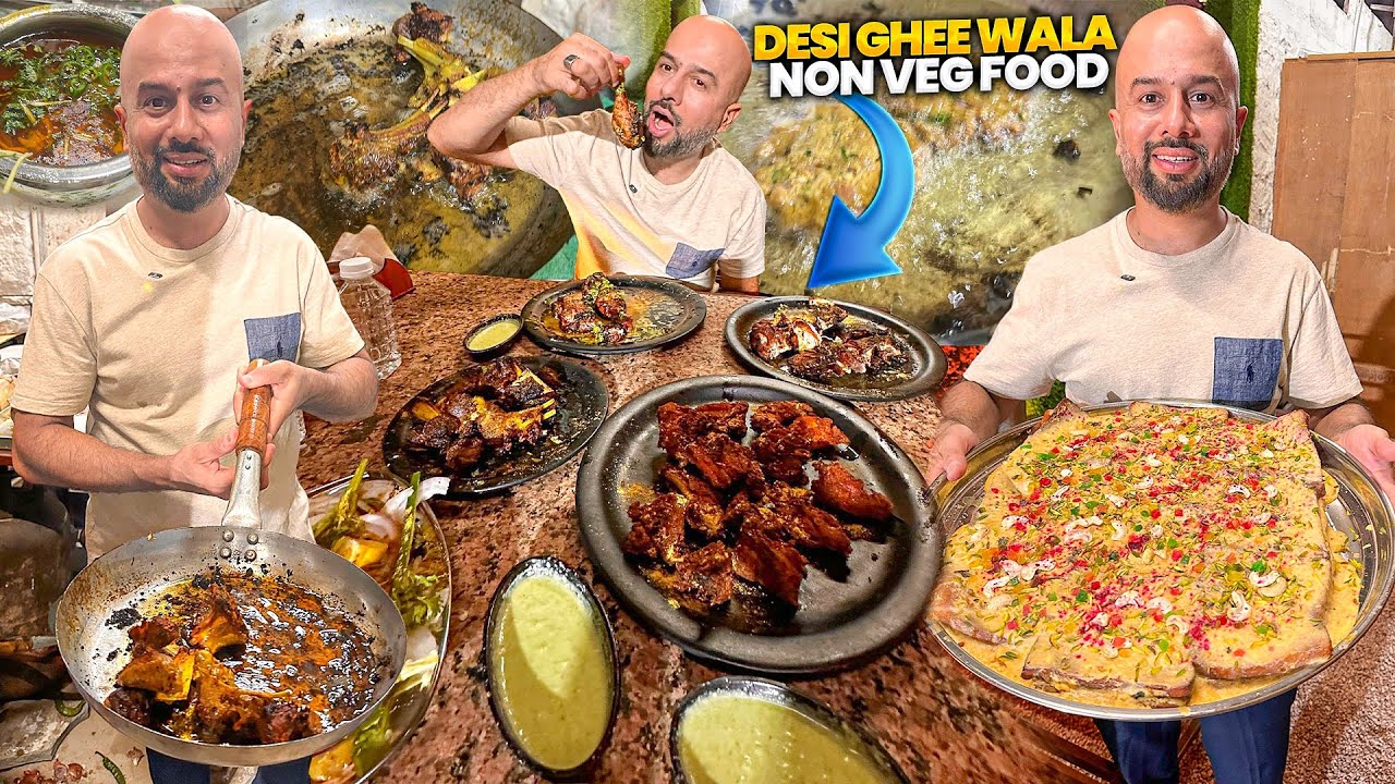 Вкусы невегетарианской еды Pure Desi Wala от Hayat | Уличная еда Джодхпура | Уличная еда Индии