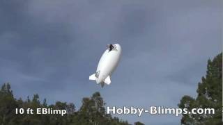 Awesome 10 ft E - Blimp Vertical !
