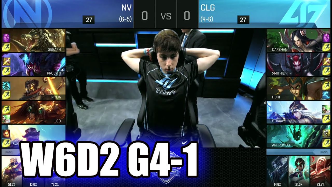Team EnVyUs vs CLG | Game 1 S6 NA LCS Summer 2016 Week 6 Day 2 | NV vs CLG G1 W6D2 1080p