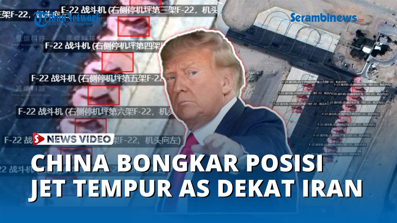 China Buka Peta Rahasia Militer AS! Citra Satelit Ungkap Armada Tempur di Dekat Iran