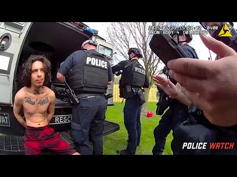 Police Rescue Woman From Extremely Abusive Boyfriend (Police Bodycam)