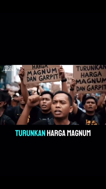 Demo Turunkan Harga Rokok Magnum dan Garpit🚬💥 | Video AI Pendek #ai #shortsai