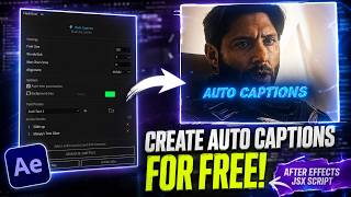 Create Auto Captions For Your Videos in After Effects | Free Auto Caption Script for After Effects