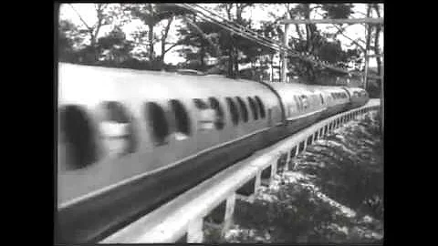 New Russian Monorail RUNS IN TROUGH ON BIG SPHERES  1934