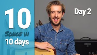 Guitar Lesson 2 - YOUR FIRST GUITAR RIFF! // LEARN 10 SONGS IN 10 DAYS for KIDS