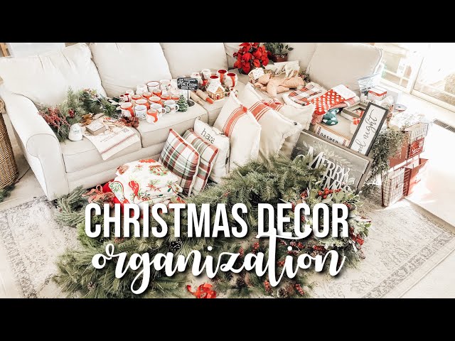 Christmas Decor Organization