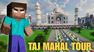 Ultra-Realistic Minecraft Taj Mahal | 9900X + 5070Ti Shaders Showcase