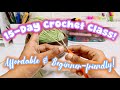 15-DAY CROCHET COURSE | AFFORDABLE, ONLINE &amp; OFFLINE | RESTRUCTURED COURSE | LEARN WITH ME