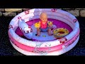 Baby Born Doll Hello Kitty Swimming Pool Airplane  and Dolls Swimming Suit Bunk Bed