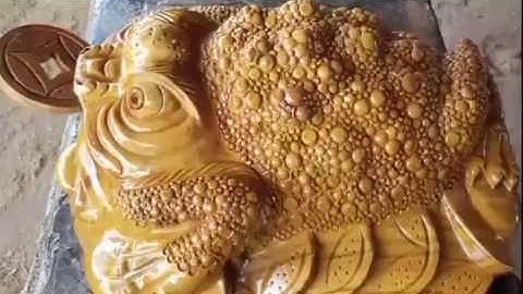 Điêu Khắc Linh Vật Phong Thủy Bằng Gốc Gỗ Xá Xị.Call:0913184990.