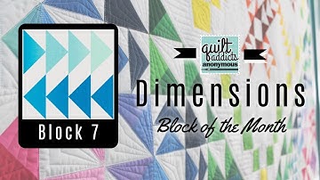 Dimensions Block of the Month - Block 7 video tutorial