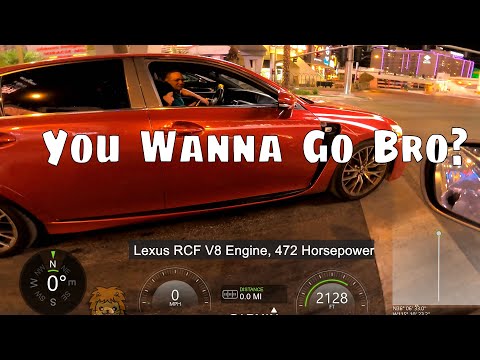 Win or Lose? 😩 | Racing a LEXUS GS F with V8 engine