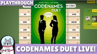 Codenames: Duet - LIVE Playthrough with Gaming Rules!