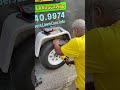 Noooo! Had to change the tire for our last property of the day!
