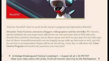 Archeage dev interview question for Khrolan? Or someone else