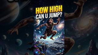 How High Can Humans Jump on Other Planets? #shorts