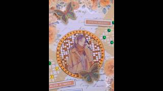 🤎Orange Journal🤎 #scrapbooking#journal#shorts#journalwithme#asmr#trending#scrapbookingph#fyp