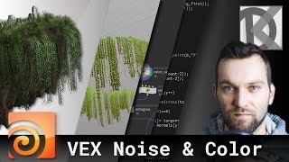 Houdini Noise, Color Ramps & Orientation  | Floating Island Series #8