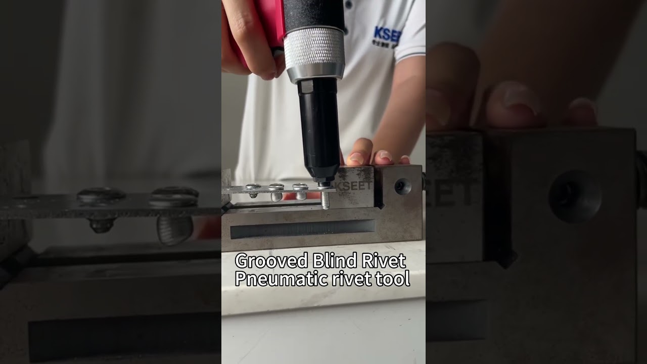 No more messy welds – blind rivets for clean joins. 🧼