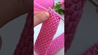 Easy to crochet a bag strap 🧶👜🧶 #crochet #knitting #handmade #diy #tutorial #crocheting