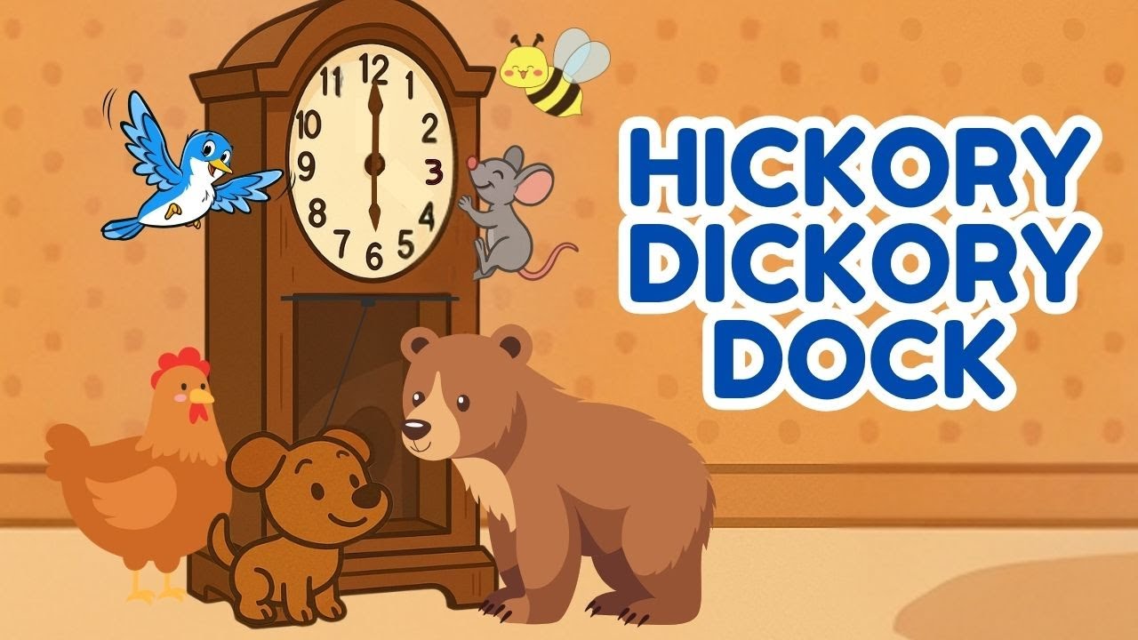 🎶 Hickory Dickory Dock | Fun Nursery Rhyme for Kids 🕰️ - YouTube