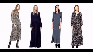 Cómo combinar un vestido largo - YouTube
