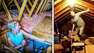 Woman Finds Criminal Ex Boyfriend Living in her Attic!