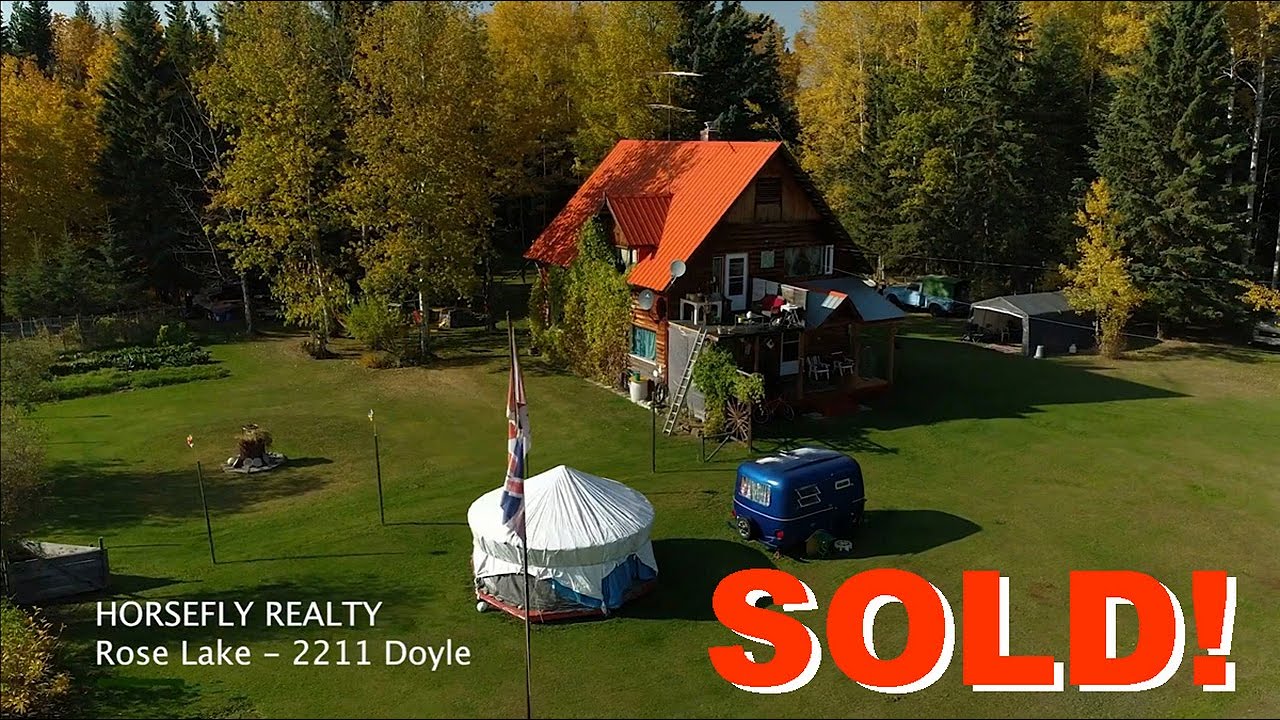 SOLD! 2211 Doyle 10 acres with Family Home on Rose Lake, 150 Mile