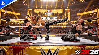 WWE 2K25 || The Undertaker , Kane vs Triple H , Shawn Michaels|| FULL MATCH 4K 60FPS screenshot 5