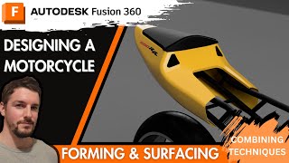 Motorcycle Fairing Design, Combining Surface Forming with Parametric Modelling