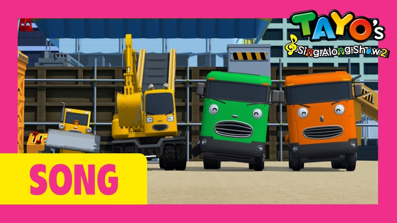 [Tayo's Sing Along Show 2] #10 Strong Heavy Vehicles Clang Clang Bang ...