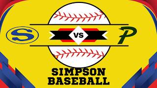 Simpson Academy vs. Park Place Christian Academy Baseball