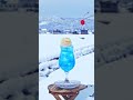 「雪景色の中で作ったクリームソーダ」旅した思い出を、映像と音楽で残したい。