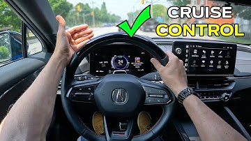 How to use Cruise Control in the Acura ZDX | Normal, Adaptive and Hands Free