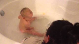 Zachary bath time