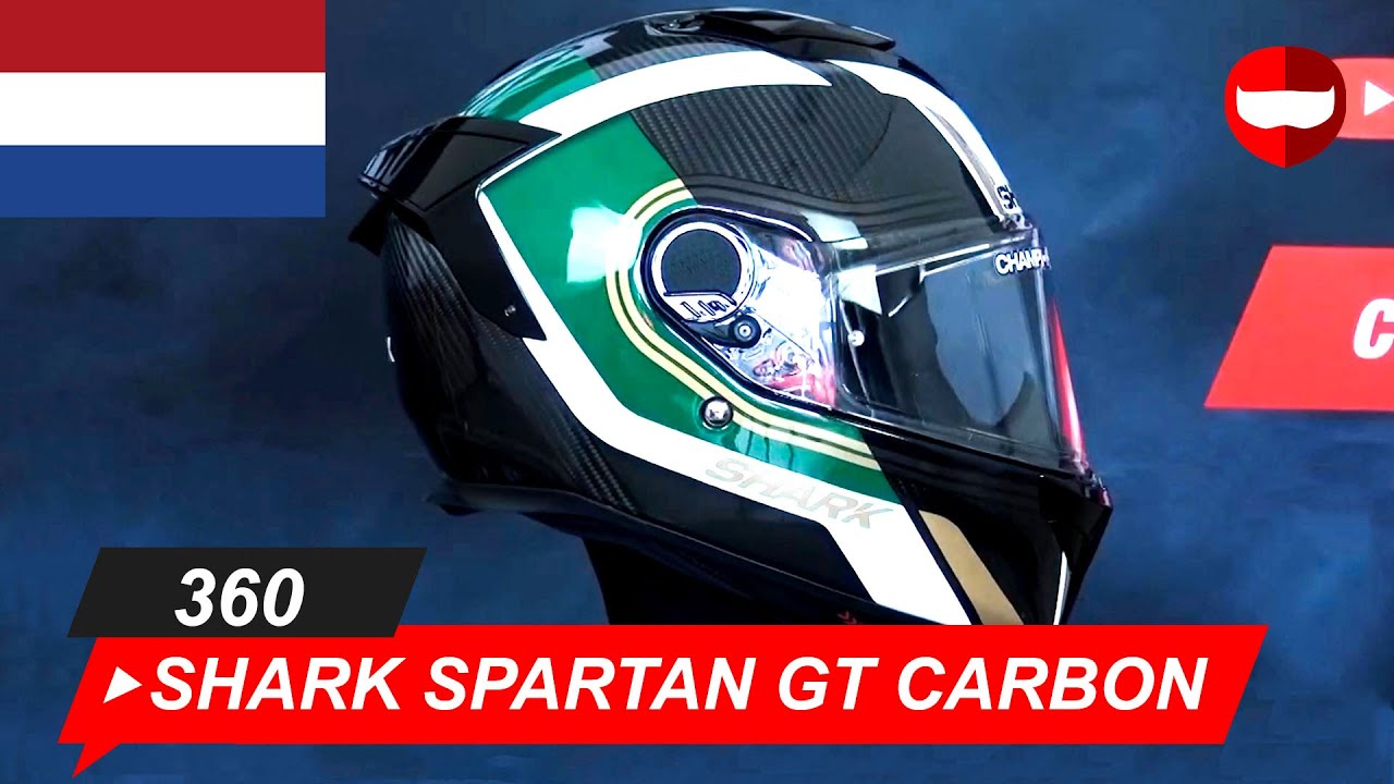 Shark Spartan GT Carbon Tracker DGQ - ChampionHelmets.com - YouTube