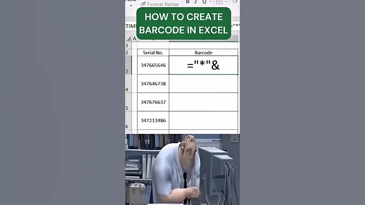 Generate Barcodes in Excel in Seconds — No Software Needed!