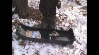 Winter Camping- Cheap DIY Pulk/Sled