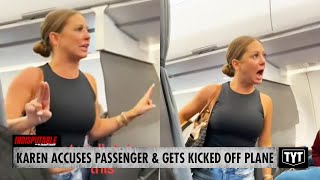 Drunk Karen EXPLODES Over Passenger She Says Is 'Not Real'