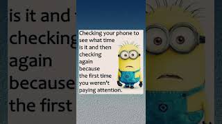 Minion Checking Phone Time Twice Meme