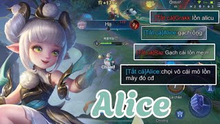 Alice bị xúc phạm khi chơi combo full phép | Build đồ full dame kèm hồi chiêu #liênquânmobile