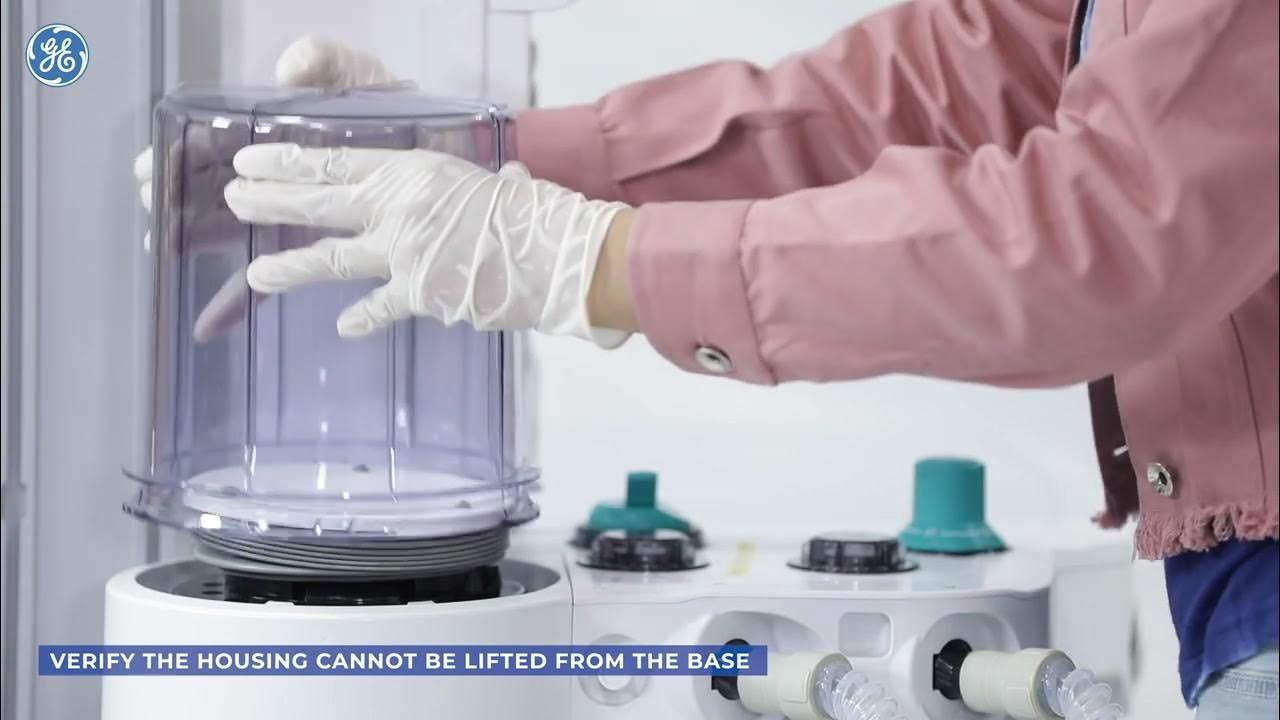 9100c NXT Anesthesia Machine Bellows Assembly and Disassembly (2/4