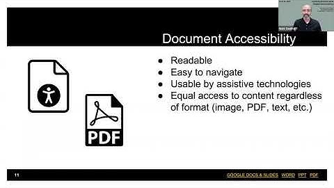 Getting Started with Digital Accessibility Conference 2021: Accessible Documents