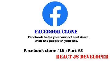 Facebook Clone ( Ui) User Interface Part 3