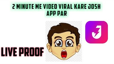 sirf 2 minute// josh app par video viral karen // supper trick