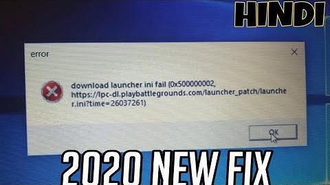 Pubg Pc Lite Launcher Problem 2020 New fix in Hindi || Jazz Tech