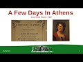 A few days in athens book review  session seventeen  recap